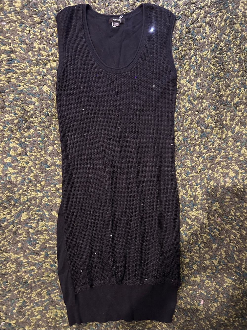 y2k Knit Sequin Tunic Dress
